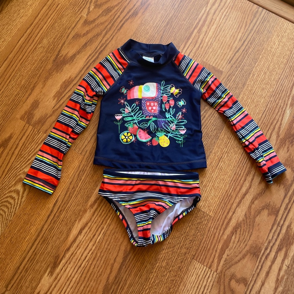 Kiko & Max Toddler Long sleeved 2 piece Swimsuit